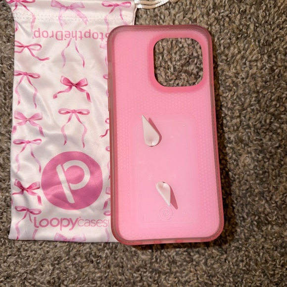 Loopy Case Pink Ribbon iPhone 14 Pro Max - Picture 4 of 5